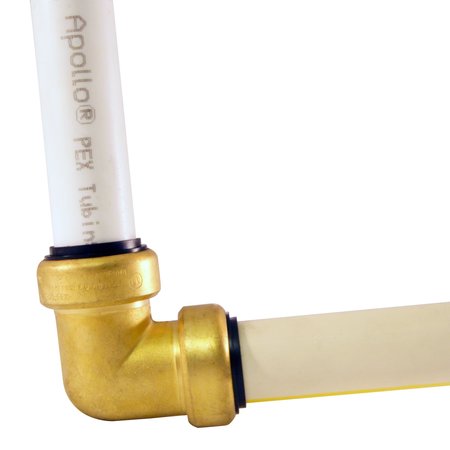 Tectite By Apollo 1 in. Brass Push-to-Connect 90-Degree Elbow FSBE1